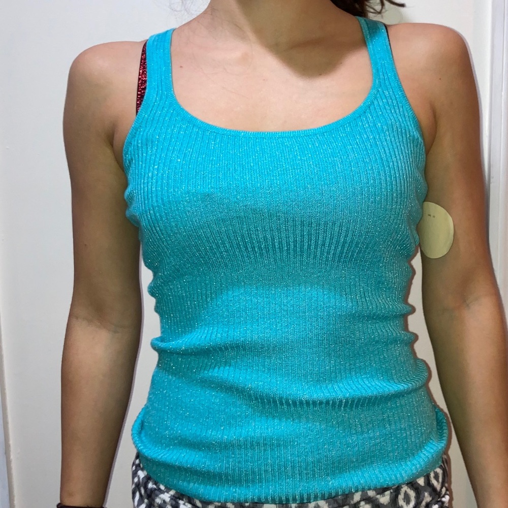 Blue tank top